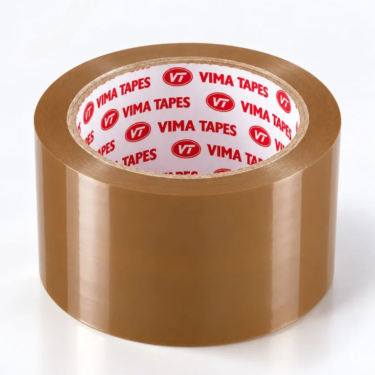 Glossy-Brown-Packing-Tape-Roll